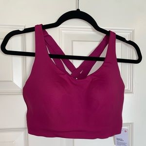 Brand new never worn 34 DD high support energy bra in magenta purple